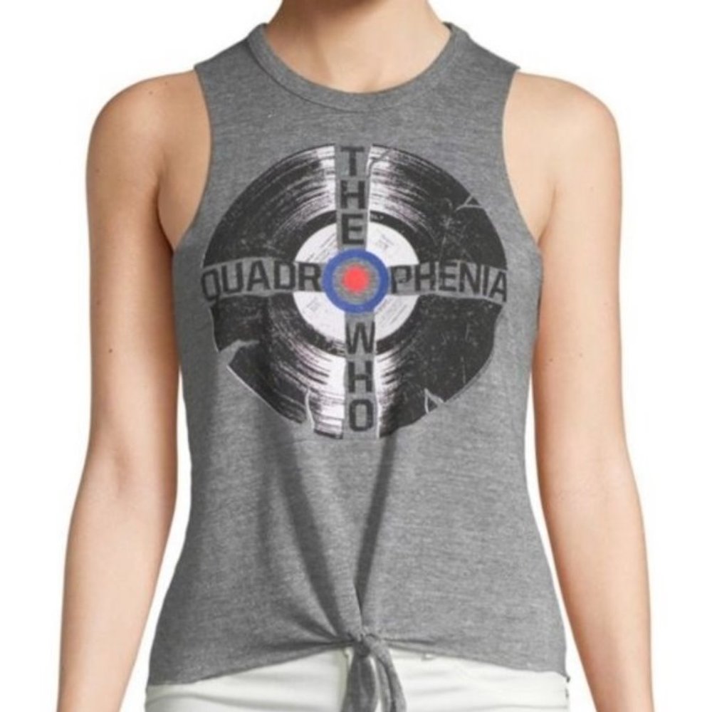 Chaser Tie Front Muscle Tank The Who